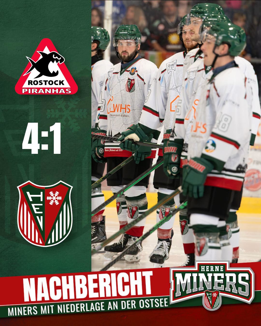 Miners verlieren auch an der Ostsee